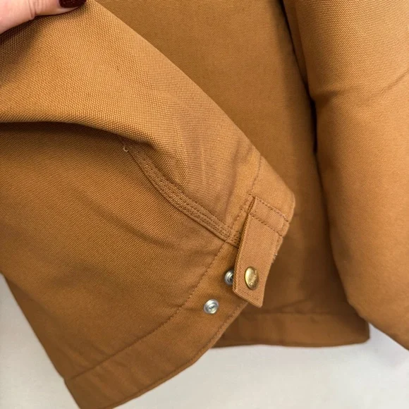 NEW Vintage Carhartt J01 Brown Duck Detroit Blanket Lined Jacket Size 54 - Picture 11 of 13